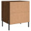 VidaXL (brown oak, 2 pcs) vidaXL Bedside Cabinets Nightstand Bedside Table 2 pcs White Engineered Wood 9