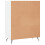 VidaXL (white) vidaXL Bookcase Display Cabinet Sideboard Bookshelf Brown Oak Engineered Wood 6