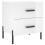 VidaXL (high gloss white, 2 pcs) vidaXL Bedside Cabinets Nightstand Bedside Table 2 pcs White Engineered Wood 5