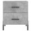 VidaXL (concrete grey, 1 pcs) vidaXL Bedside Cabinets Nightstand Bedside Table 2 pcs White Engineered Wood 6