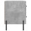 VidaXL (concrete grey, 1 pcs) vidaXL Bedside Cabinets Nightstand Bedside Table 2 pcs White Engineered Wood 7