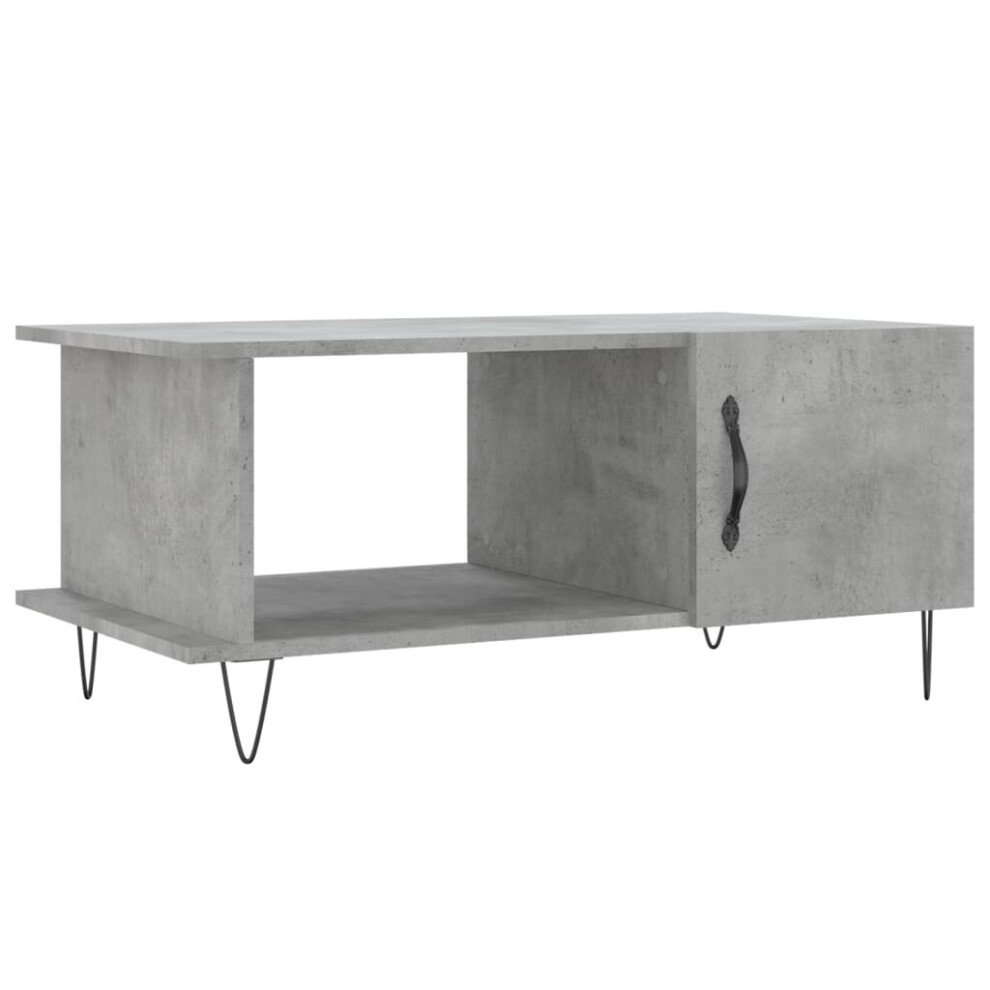 (concrete grey) vidaXL Coffee Table Side Table Sofa Couch Table Grey Sonoma Engineered Wood