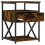 VidaXL (smoked oak) vidaXL Bedside Cabinet Bedside Table Side Table Brown Oak Engineered Wood 6