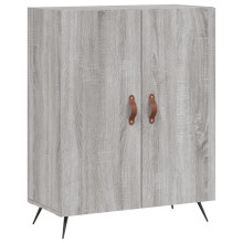 (grey sonoma) vidaXL Sideboard Storage Cabinet Cupboard Buffet Side Cabinet Engineered Wood