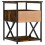 VidaXL (smoked oak) vidaXL Bedside Cabinet Bedside Table Side Table Brown Oak Engineered Wood 8