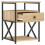 VidaXL (sonoma oak) vidaXL Bedside Cabinet Bedside Table Side Table Brown Oak Engineered Wood 6