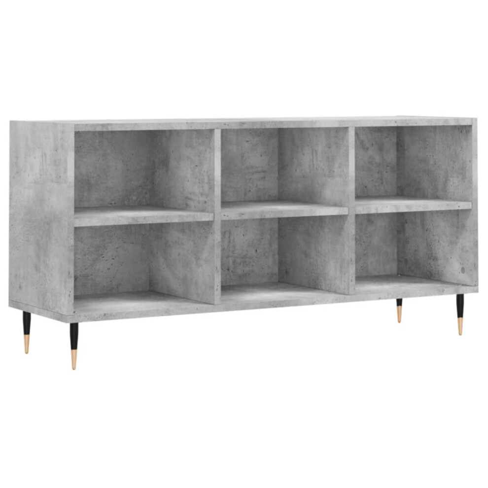 vidaXL TV Cabinet TV Unit Media Cabinet TV Stand Concrete Grey Engineered Wood