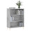 VidaXL (concrete grey) vidaXL Bookcase Sideboard Storage Unit Bookshelf Sonoma Oak Engineered Wood 3