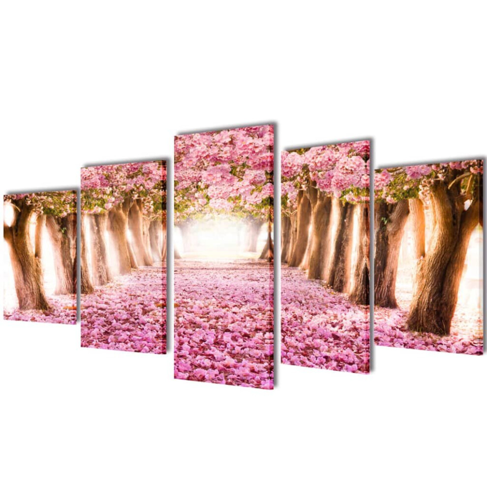 (100 x 50 cm) vidaXL Canvas Wall Print Set Home Artwork 200x100cm/100X50cm Multi Models