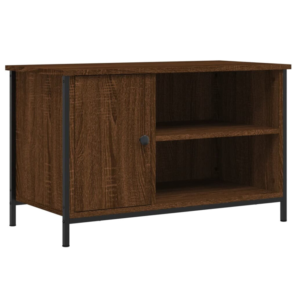 (brown oak) vidaXL TV Cabinet Side Cabinet Sideboard Cupboard Smoked Oak Engineered Wood