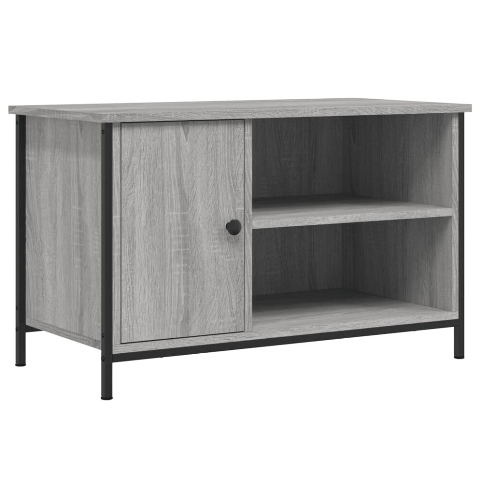 Vidaxl (Grey Sonoma) Tv Cabinet Side Cabinet Sideboard Cupboard Smoked Oak Engineered Wood