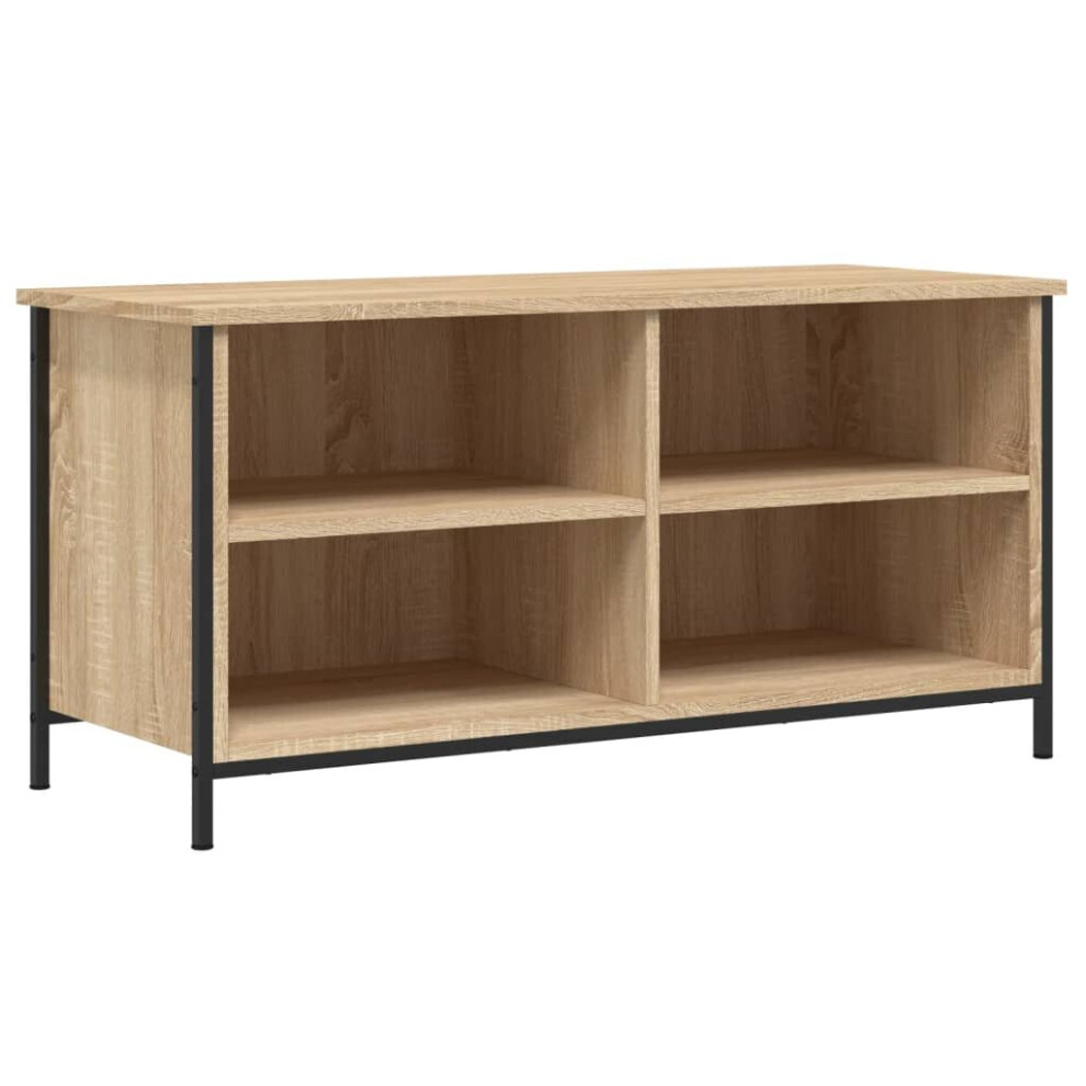 Vidaxl (Sonoma Oak) Tv Cabinet Tv Unit Tv Stand Sideboard Cupboard Black Engineered Wood