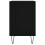 VidaXL (black, 2 pcs) vidaXL Bedside Cabinets Nightstand Bedside Table Bed Cabinet Engineered Wood 6