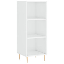 (high gloss white) vidaXL Sideboard Highboard Cupboard Side Cabinet Smoked Oak Engineered Wood