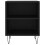 VidaXL (black, 2 pcs) vidaXL Bedside Cabinets Nightstand Bedside Table Bed Cabinet Engineered Wood 5