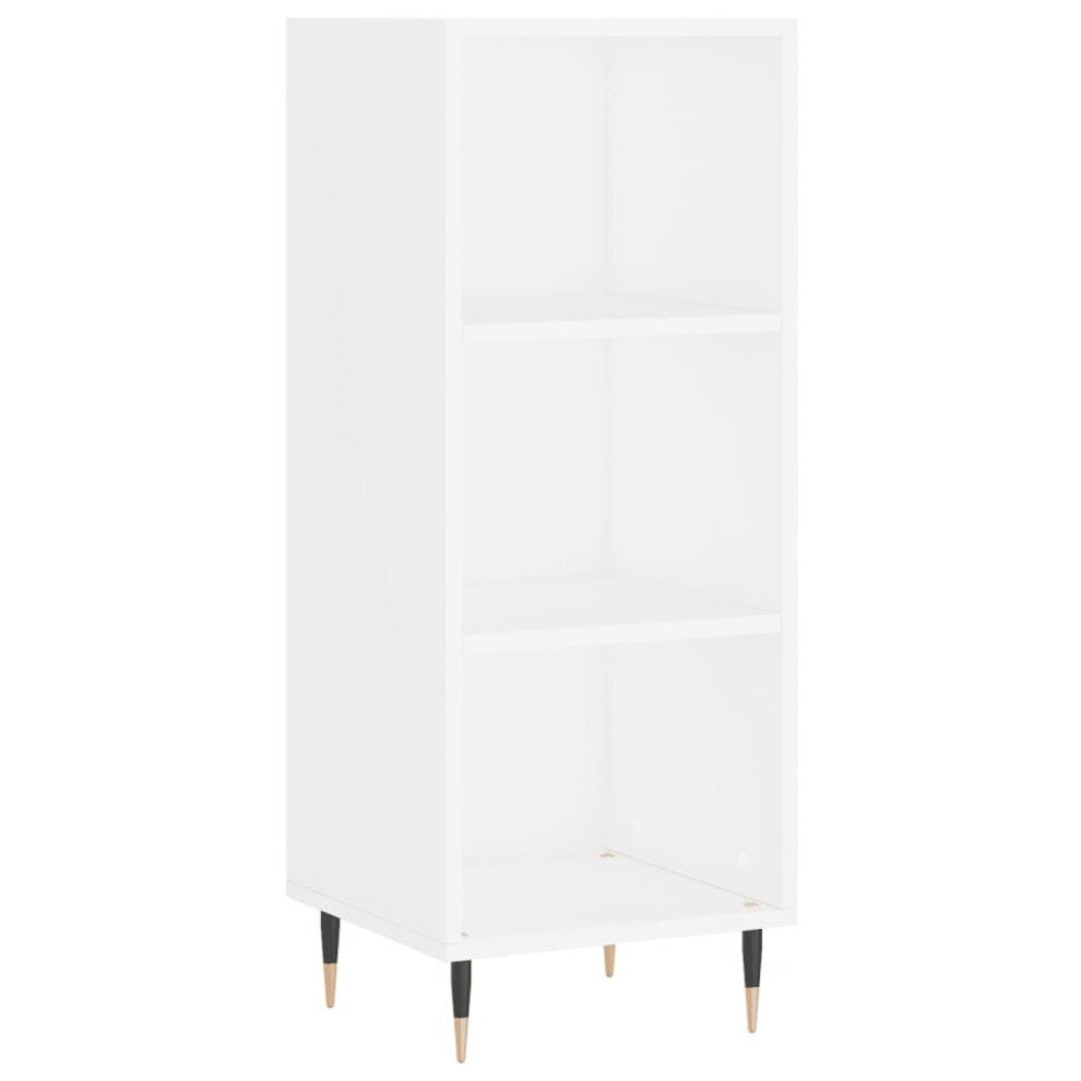 (white) vidaXL Sideboard Highboard Cupboard Side Cabinet Concrete Grey Engineered Wood