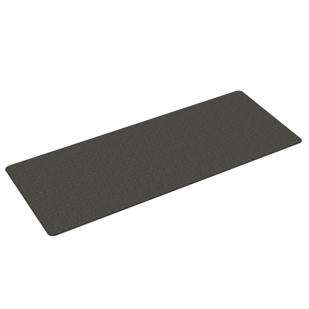 Vidaxl (, 80 X 200 Cm) Carpet Runner Floor Mat Hallway Runner Rug Floor Carpet Sisal Look Anthracite