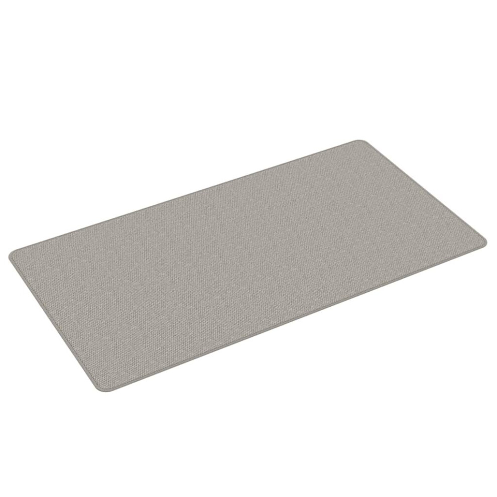 (taupe, 80 x 150 cm) vidaXL Carpet Runner Floor Mat Hallway Runner Rug Floor Carpet Sisal Look Silver