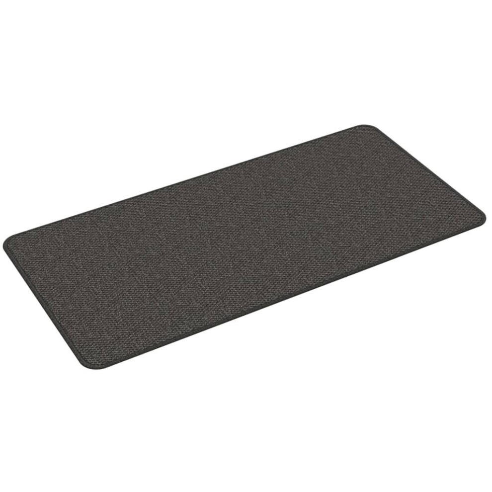 (anthracite, 50 x 100 cm) vidaXL Carpet Runner Floor Mat Hallway Runner Rug Floor Carpet Sisal Look Silver