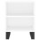 VidaXL (white, 2 pcs) vidaXL Bedside Cabinet Bed Table Nightstand Side Table Black Engineered Wood 5