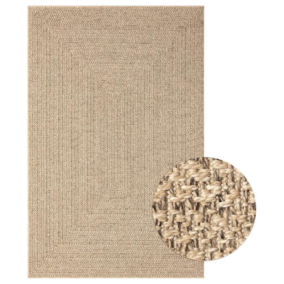 (200 x 290 cm, square) vidaXL Rug Floor Carpet for Indoor and Outdoor Door Mat Kitchen Rug Jute Look