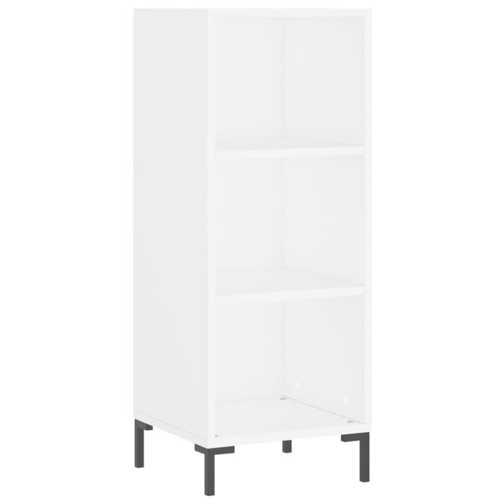 Vidaxl (White) Sideboard Highboard Cupboard Side Cabinet Sonoma Oak Engineered Wood