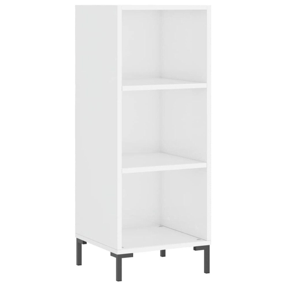 Vidaxl (High Gloss White) Sideboard Highboard Cupboard Side Cabinet Sonoma Oak Engineered Wood