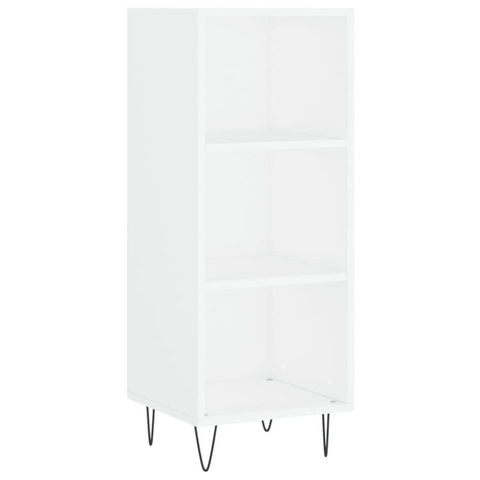 (white) vidaXL Sideboard Storage Cabinet Cupboard Side Cabinet White Engineered Wood