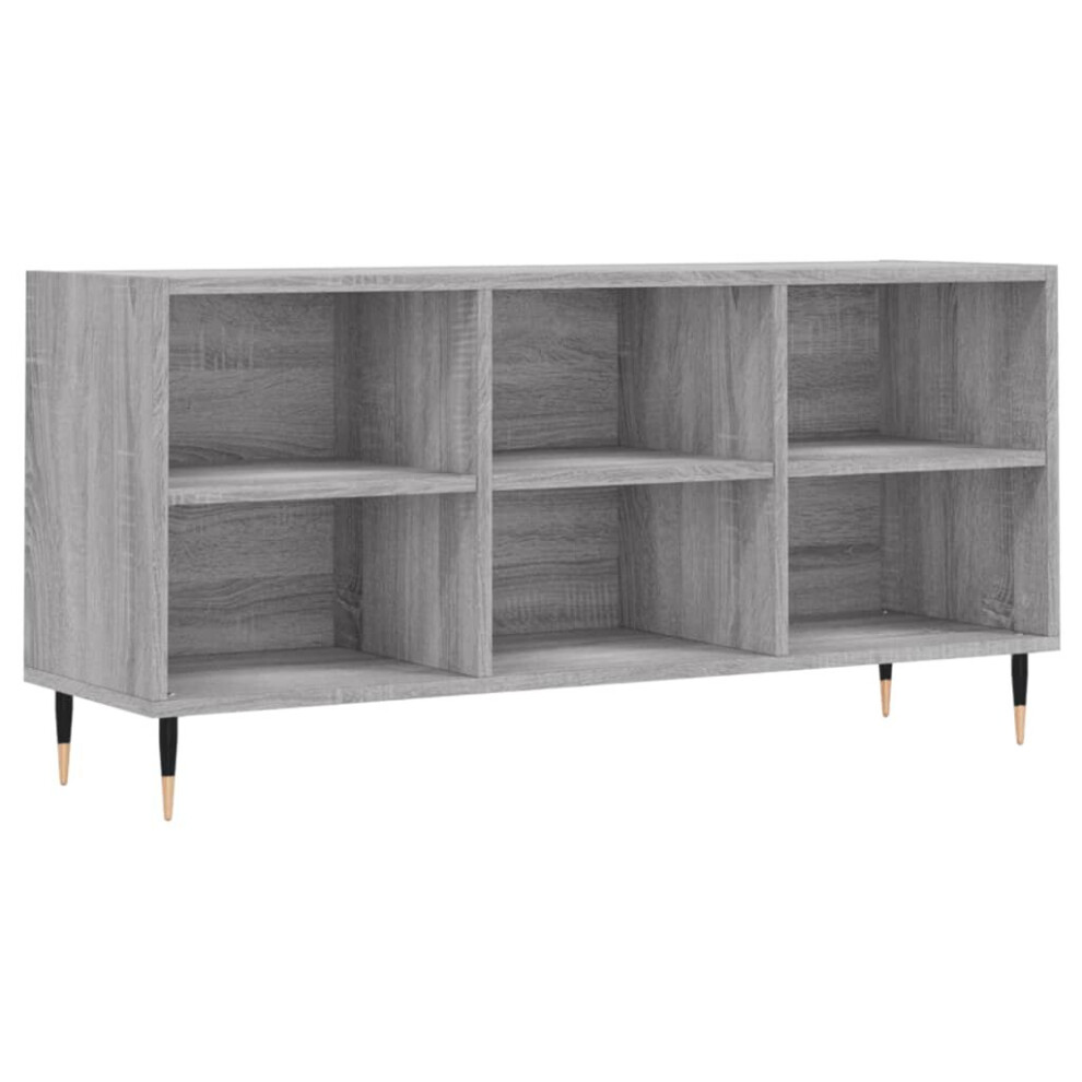 Vidaxl Tv Cabinet Tv Unit Media Cabinet Tv Stand Grey Sonoma Engineered Wood