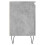 VidaXL (concrete grey, 2 pcs) vidaXL Bedside Cabinets Bedside Table 2 pcs High Gloss White Engineered Wood 7