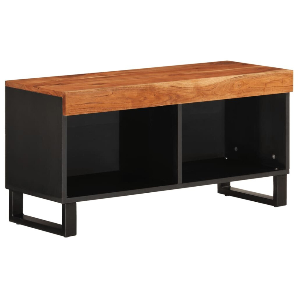 Vidaxl Tv Cabinet Tv Stand Media Unit Entertainment Centre Solid Wood Acacia