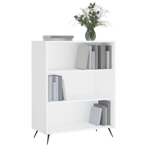 VidaXL (white) vidaXL Bookcase Display Cabinet Sideboard Bookshelf Brown Oak Engineered Wood 2