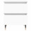 VidaXL (white, 1 pcs) vidaXL Bedside Cabinets Side Table Bedstand 2 pcs Grey Sonoma Engineered Wood 5