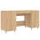 VidaXL (sonoma oak) vidaXL Desk Computer Desk Writing Table Office Work Desk White Engineered Wood 2