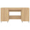 VidaXL (sonoma oak) vidaXL Desk Computer Desk Writing Table Office Work Desk White Engineered Wood 6