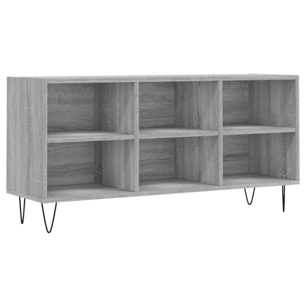 Vidaxl Tv Cabinet Tv Unit Media Cabinet Tv Stand Grey Sonoma Engineered Wood