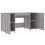 VidaXL (grey sonoma) vidaXL Desk Computer Desk Writing Table Office Work Desk White Engineered Wood 5
