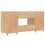 VidaXL (sonoma oak) vidaXL Desk Computer Desk Writing Table Office Work Desk White Engineered Wood 8