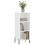 VidaXL (high gloss white) vidaXL Sideboard Storage Cabinet Cupboard Side Cabinet Black Engineered Wood 3