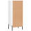 VidaXL (high gloss white) vidaXL Sideboard Storage Cabinet Cupboard Side Cabinet Black Engineered Wood 6