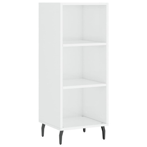 VidaXL (high gloss white) vidaXL Sideboard Highboard Cupboard Side Cabinet Grey Sonoma Engineered Wood