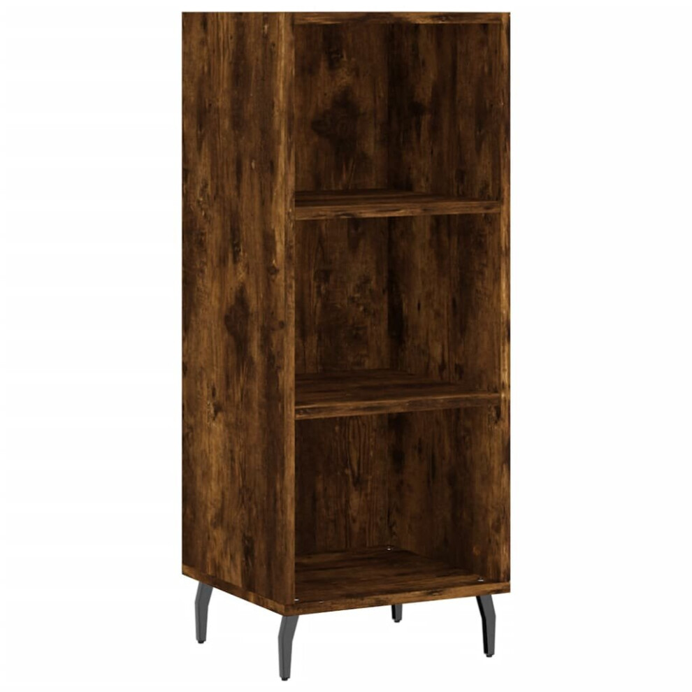 Vidaxl (Smoked Oak) Sideboard Highboard Cupboard Side Cabinet Sonoma Engineered Wood Grey