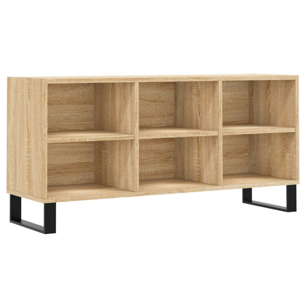 Vidaxl Tv Cabinet Tv Unit Media Cabinet Tv Stand Sonoma Oak Engineered Wood