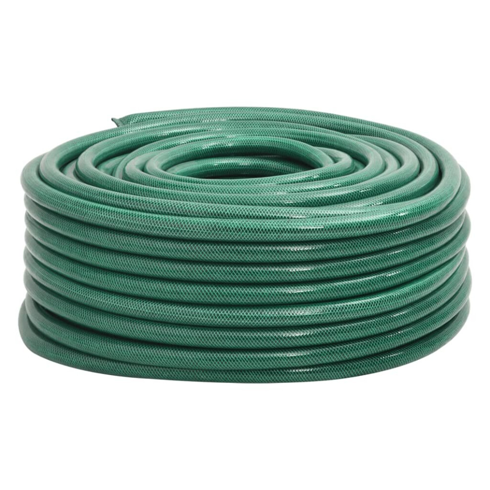 New Vidaxl Garden Hose Pool Hose Pipe Reel Swimming Pool Water Hose 1" Pvc Green