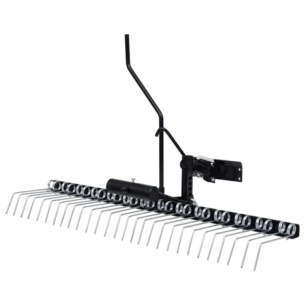 Vidaxl Scarifier Lawn Aerator For Ride-On Mower Lawn Dethatcher Gardening Tool