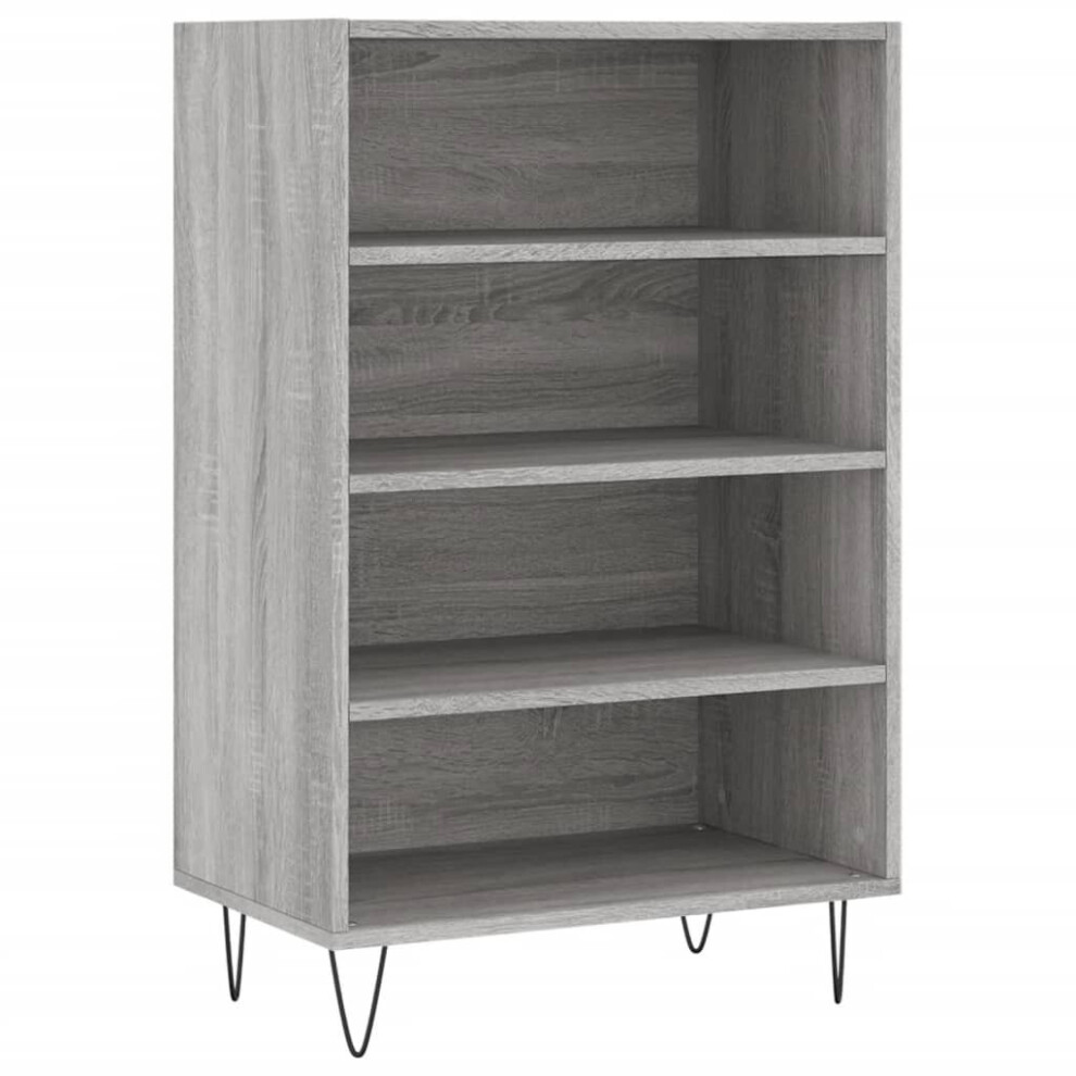 (grey sonoma) vidaXL Highboard Sideboard Cupboard Side Cabinet Sonoma Oak Engineered Wood