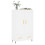 VidaXL (white) vidaXL Highboard Sideboard Storage Cabinet High Gloss White Engineered Wood 3