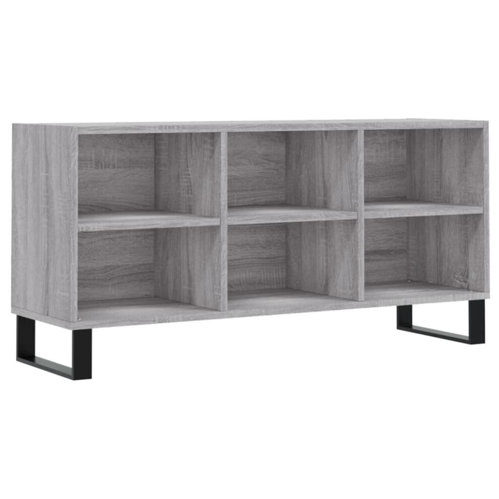 Vidaxl Tv Cabinet Tv Unit Media Cabinet Tv Stand Grey Sonoma Engineered Wood