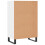 VidaXL (white) vidaXL Highboard Sideboard Storage Cabinet High Gloss White Engineered Wood 6