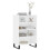 VidaXL (white) vidaXL Highboard Sideboard Storage Cabinet High Gloss White Engineered Wood 3